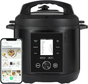 CHEF iQ Smart Pressure Cooker with WiFi and Built-in Scale on kitchen counter