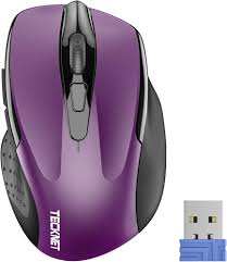Black USB wired mouse for desktop computer