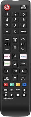 Smart TV remote control front view